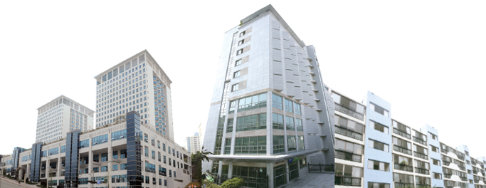 동서대학교 기숙사 전경